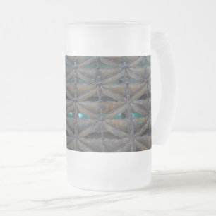 Caneca De Cerveja Vidro Jateado Tampa de vidro do Fosco de ponte utilizáveis