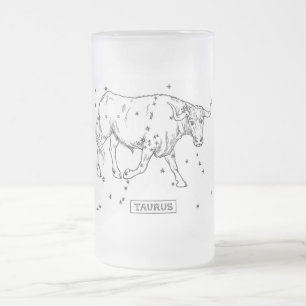 Caneca De Cerveja Vidro Jateado Taurus