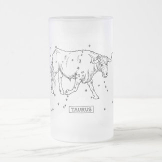 Caneca De Cerveja Vidro Jateado Taurus