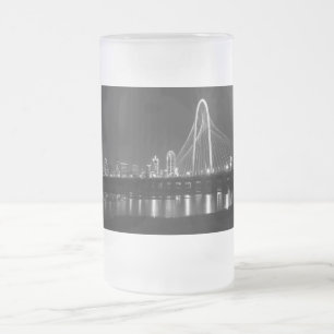 Caneca De Cerveja Vidro Jateado Tela de ponte de Dallas