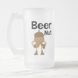 Caneca De Cerveja Vidro Jateado Texto Nu Da Cerveja