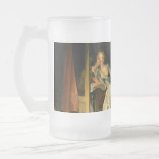 Caneca De Cerveja Vidro Jateado The Stolen Kiss Fragonard
