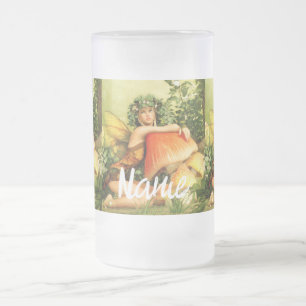 Caneca De Cerveja Vidro Jateado Thunder_Cove da fada do Cogumelo