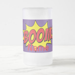 Caneca De Cerveja Vidro Jateado Thunder_Cove do Boom do Cartoon