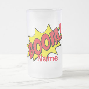 Caneca De Cerveja Vidro Jateado Thunder_Cove do Boom do Cartoon