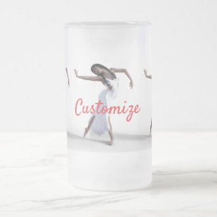 Caneca De Cerveja Vidro Jateado Thunder_Cove do Dançarino Branco
