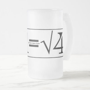 Caneca De Cerveja Vidro Jateado Todos os gênios da matemática sabem