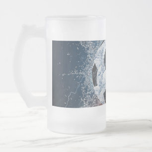 Caneca De Cerveja Vidro Jateado Travesseiro decorativo de futebol/futebol