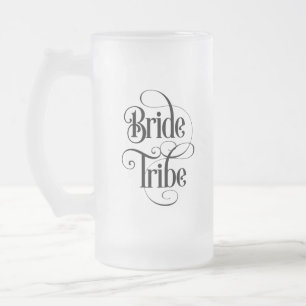 Caneca De Cerveja Vidro Jateado Tribo Bride