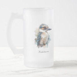 Caneca De Cerveja Vidro Jateado True Blue Kookaburra, personalizado