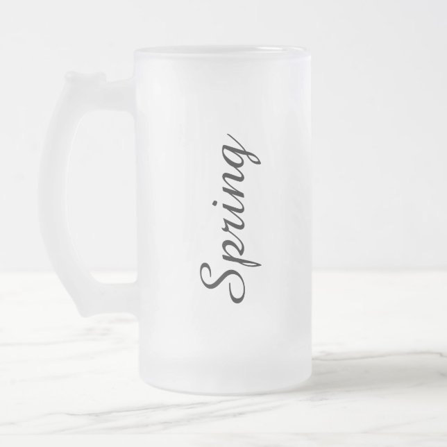 Caneca De Cerveja Vidro Jateado Tumbler de vidro personalizado com palha,Café gela (Esquerda)
