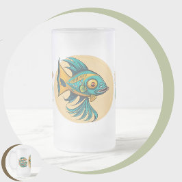Caneca De Cerveja Vidro Jateado Ubiquista