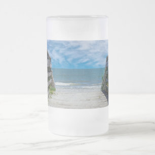 Caneca De Cerveja Vidro Jateado Um Caminho Para A Caneca De Vidro De Fosco De Para