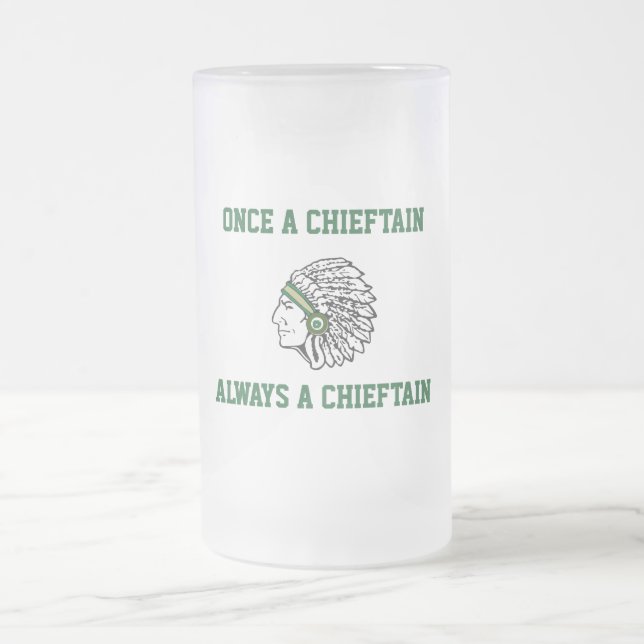 Caneca De Cerveja Vidro Jateado Uma vez chefão, sempre chefão - NRHS (Centro)