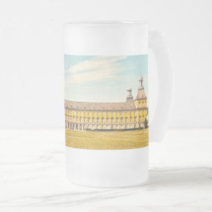 Caneca De Cerveja Vidro Jateado Universidade de Bonn Alemanha Arte de Filme Retrô