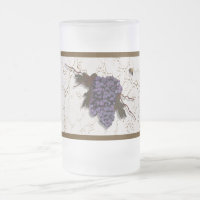 Uvas roxas e Abelhas de mel