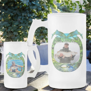 Caneca De Cerveja Vidro Jateado Vallarta River South Fisheries 0366