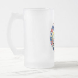Caneca De Cerveja Vidro Jateado Valorização dos Trabalhadores Postais