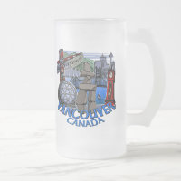 Vancouver Canada Beer Mugs & Inukshuk