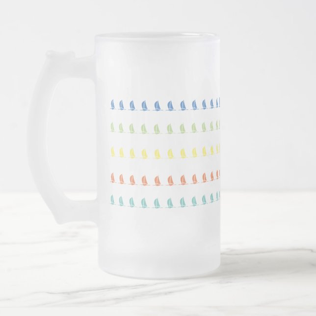 Caneca De Cerveja Vidro Jateado Velas (Esquerda)