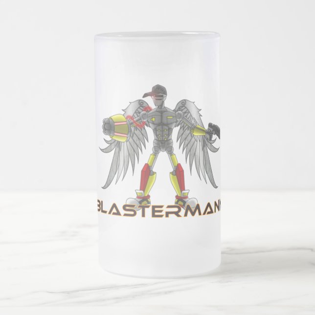 Caneca De Cerveja Vidro Jateado Vidro da pinta de Blastermann (Centro)