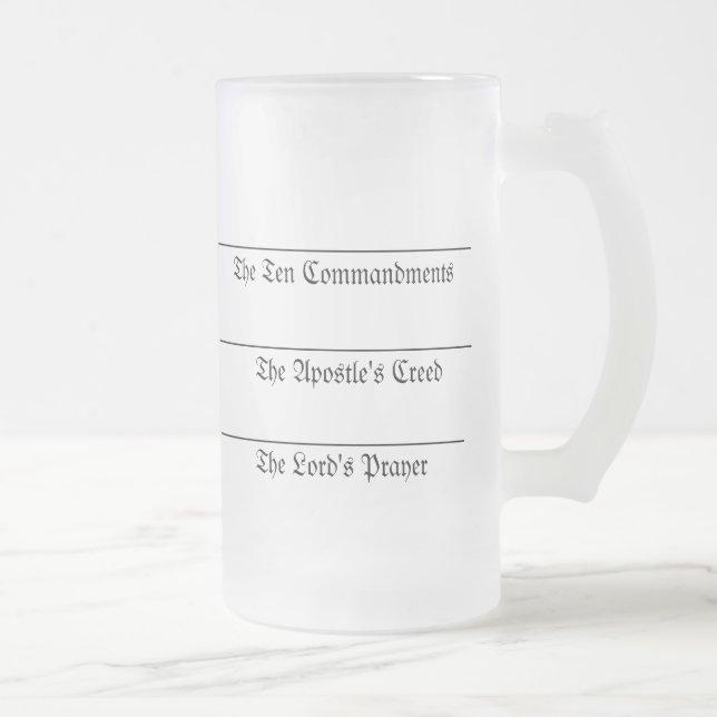 Caneca De Cerveja Vidro Jateado Vidro de bebendo de Martin Luther (Direita)