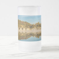 Vidro De Fosco De Autumn Glow Lake Springfield Bee