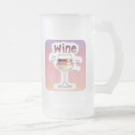 CANECA DE CERVEJA VIDRO JATEADO VINHO, MAIS VINHO, AINDA MAIS VINHO