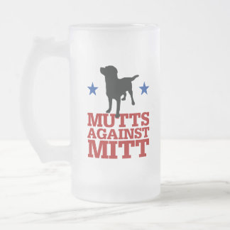 Caneca De Cerveja Vidro Jateado Vira-latas contra a luva