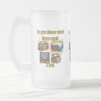 Caneca De Cerveja Vidro Jateado Você sabe o que são essas coisas? Eu sei! – Retro