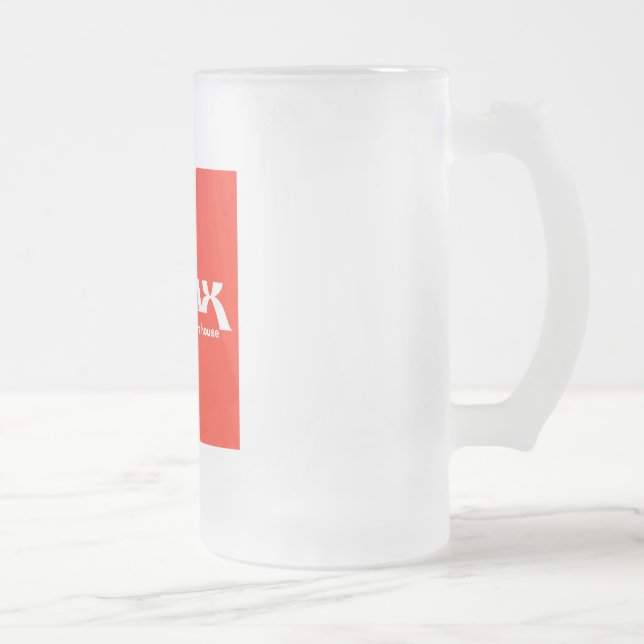 Caneca De Cerveja Vidro Jateado WBMX Mug (Direita)