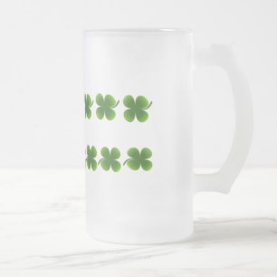 Caneca De Cerveja Vidro Jateado Xamrochas Fosco