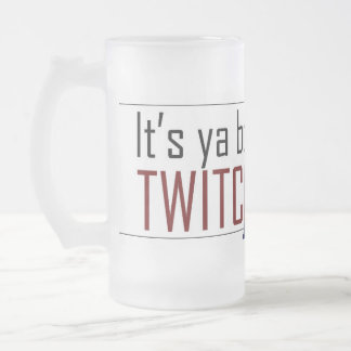 Caneca De Cerveja Vidro Jateado Ya Boi Beer Mug