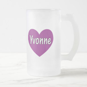 Caneca De Cerveja Vidro Jateado Yvonne