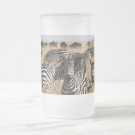 Caneca De Cerveja Vidro Jateado Zebra do Grant