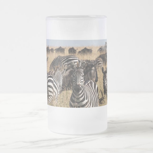 Caneca De Cerveja Vidro Jateado Zebra do Grant (Centro)