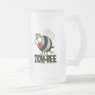 Caneca De Cerveja Vidro Jateado Zom-Abelha