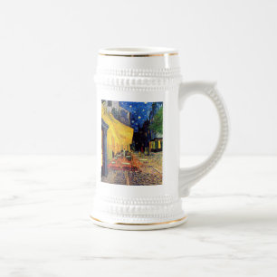 Caneca De Cerveja Vincent Van Gogh - Terraço do Café à Noite Arte Fi