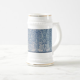 Caneca De Cerveja Vintage William Morris Forest Rabbit Foliage
