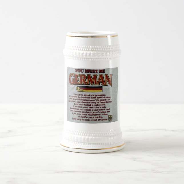 Caneca De Cerveja Você deve ser alemão se ..... (Centro)