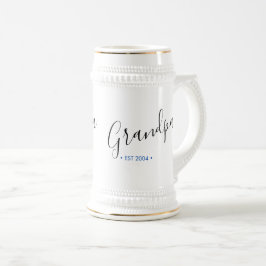 Caneca De Cerveja Vovô Criou Ano Personalizado