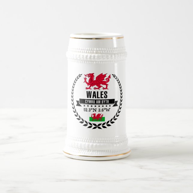 Caneca De Cerveja Wales (Centro)