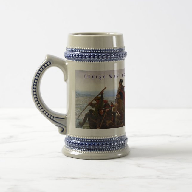 Caneca De Cerveja Washington Atravessando O Delaware 25 De Dezembro  (Esquerda)