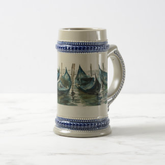 Caneca De Cerveja Watercolor Venice