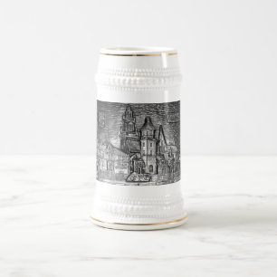 CANECA DE CERVEJA WAWEL CASTLE KRAKOW POLÔNIA PEWTER MUG