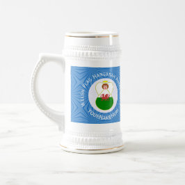 Caneca De Cerveja Welsh Flag Angel Hanukkah