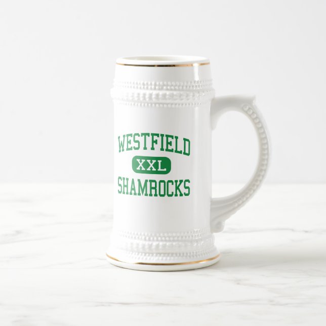 Caneca De Cerveja Westfield - trevos - alto - Westfield Indiana (Direita)