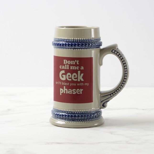 Caneca De Cerveja wf do phaser do geek (Direita)