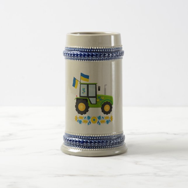 Caneca De Cerveja Whimsical Ucrânia Trator (Centro)