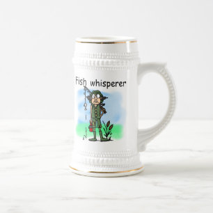 Caneca De Cerveja Whisperer dos peixes